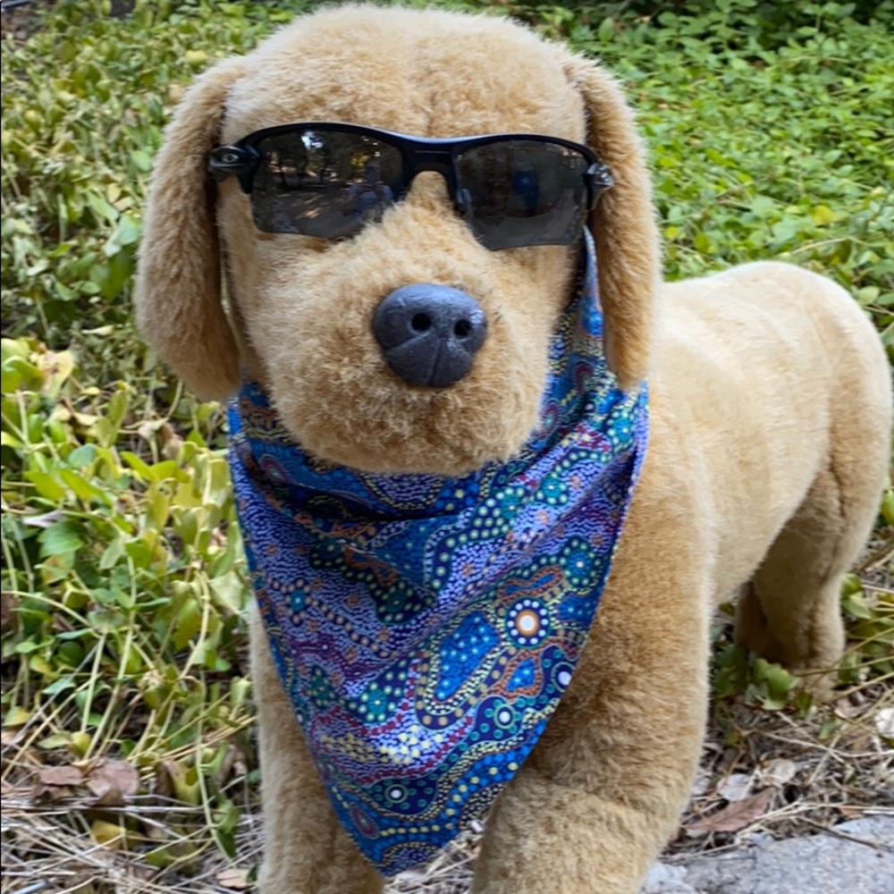 Hand made cotton print bandana